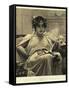 Cleopatra-John William Waterhouse-Framed Stretched Canvas