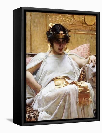 Cleopatra-John William Godward-Framed Stretched Canvas