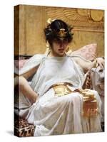 Cleopatra-John William Godward-Stretched Canvas