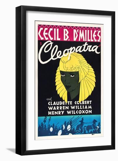 Cleopatra-null-Framed Art Print