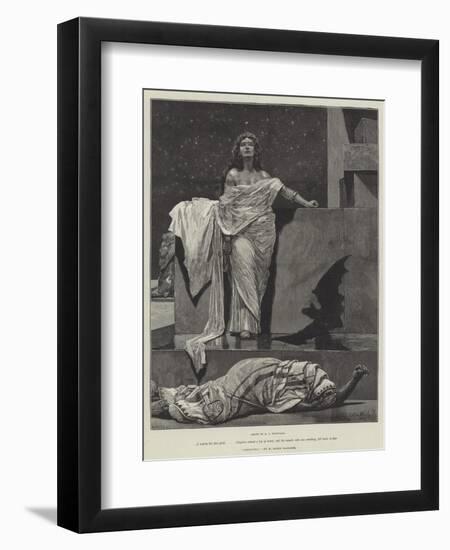 Cleopatra-Richard Caton Woodville II-Framed Premium Giclee Print