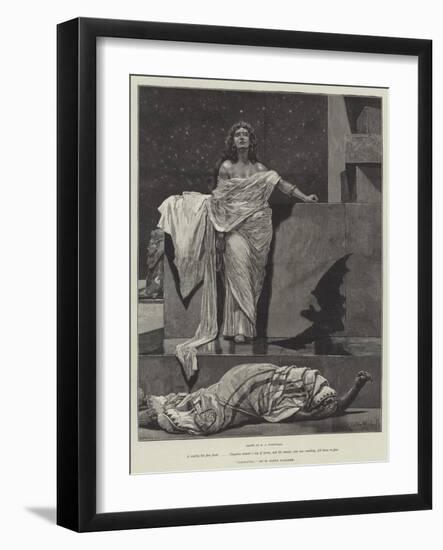 Cleopatra-Richard Caton Woodville II-Framed Giclee Print