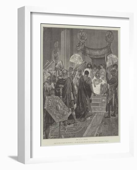 Cleopatra-Richard Caton Woodville II-Framed Giclee Print