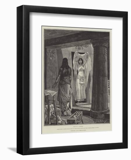 Cleopatra-Richard Caton Woodville II-Framed Premium Giclee Print