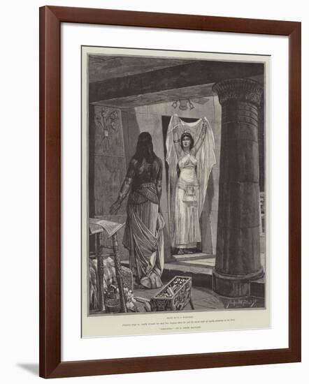 Cleopatra-Richard Caton Woodville II-Framed Giclee Print