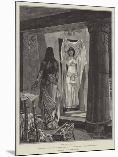 Cleopatra-Richard Caton Woodville II-Mounted Giclee Print