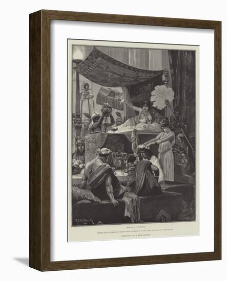 Cleopatra-Richard Caton Woodville II-Framed Giclee Print