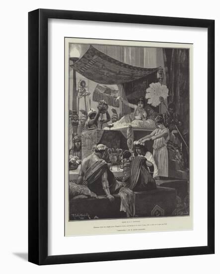 Cleopatra-Richard Caton Woodville II-Framed Giclee Print