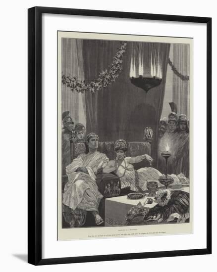 Cleopatra-Richard Caton Woodville II-Framed Giclee Print