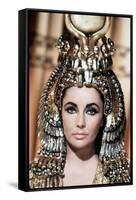 Cleopatre Cleopatra, by Joseph L. Mankiewicz with Elizabeth Taylor, 1963 (photo)-null-Framed Stretched Canvas