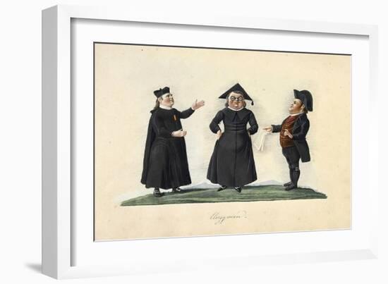 Clergymen-null-Framed Giclee Print