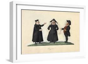 Clergymen-null-Framed Giclee Print