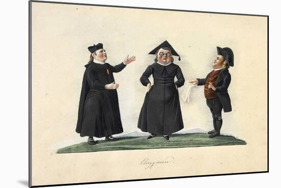 Clergymen-null-Mounted Giclee Print