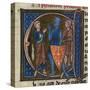 Cleric, Knight and Workman representing the three classes-French-Stretched Canvas
