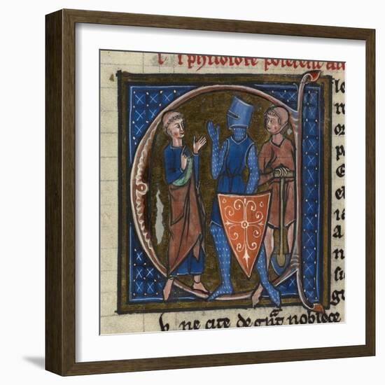 Cleric, Knight and Workman representing the three classes-French-Framed Giclee Print