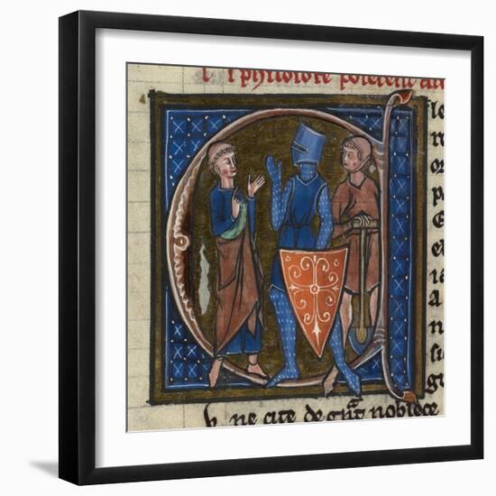 Cleric, Knight and Workman representing the three classes-French-Framed Giclee Print