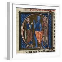 Cleric, Knight and Workman representing the three classes-French-Framed Giclee Print