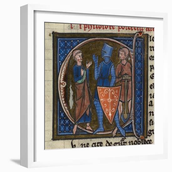 Cleric, Knight and Workman representing the three classes-French-Framed Giclee Print