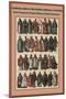 Clerical Garb of the Roman Catholic Cloisters-Friedrich Hottenroth-Mounted Art Print
