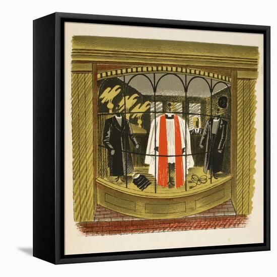 Clerical Outfitter-Eric Ravilious-Framed Stretched Canvas