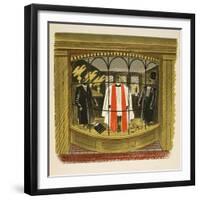 Clerical Outfitter-Eric Ravilious-Framed Giclee Print