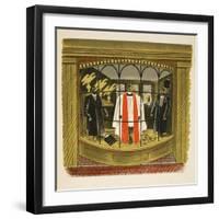 Clerical Outfitter-Eric Ravilious-Framed Giclee Print