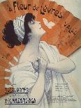 A Fleur De Levres Valse Waltz Sheet Music Cover-Clerice Freres-Mounted Giclee Print