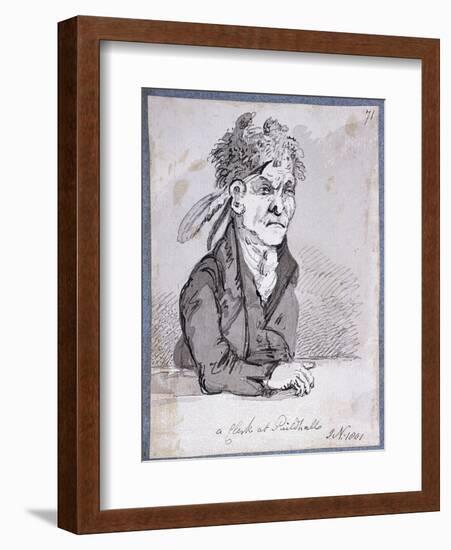 Clerk from the Guildhall's Law Courts, 1801-John Nixon-Framed Giclee Print