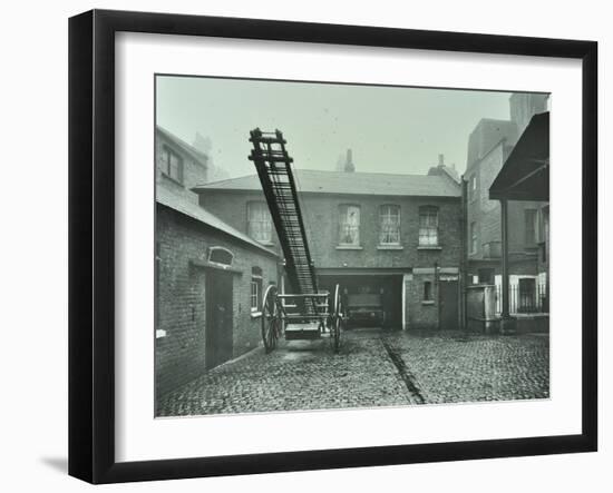 Clerkenwell Fire Station, No 44 Rosebery Avenue, Finsbury, London, 1910-null-Framed Premium Photographic Print