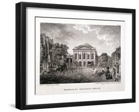 Clerkenwell Green, Finsbury, London, 1796-James Walker-Framed Giclee Print
