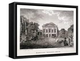 Clerkenwell Green, Finsbury, London, 1796-James Walker-Framed Stretched Canvas