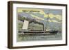 Clermont, the First Successful Steamboat, Built by Robert Fulton, 1807-null-Framed Giclee Print