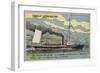 Clermont, the First Successful Steamboat, Built by Robert Fulton, 1807-null-Framed Giclee Print