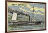 Clermont, the First Successful Steamboat, Built by Robert Fulton, 1807-null-Framed Giclee Print