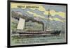 Clermont, the First Successful Steamboat, Built by Robert Fulton, 1807-null-Framed Giclee Print