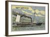 Clermont, the First Successful Steamboat, Built by Robert Fulton, 1807-null-Framed Giclee Print