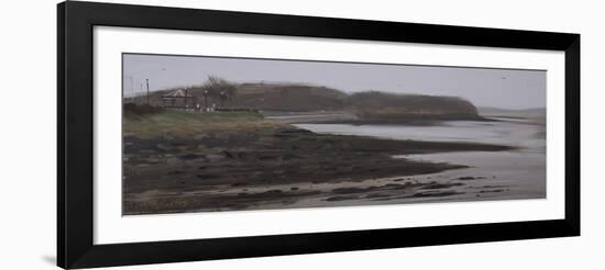 Clevedon Seafront, November-Tom Hughes-Framed Giclee Print