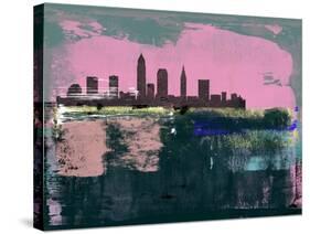 Cleveland Abstract Skyline II-Emma Moore-Stretched Canvas