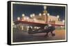 Cleveland Airport, Night-null-Framed Stretched Canvas