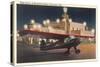 Cleveland Airport, Night-null-Stretched Canvas