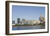 Cleveland Browns Stadium and City Skyline, Ohio, USA-Cindy Miller Hopkins-Framed Photographic Print