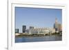 Cleveland Browns Stadium and City Skyline, Ohio, USA-Cindy Miller Hopkins-Framed Photographic Print