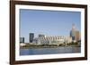 Cleveland Browns Stadium and City Skyline, Ohio, USA-Cindy Miller Hopkins-Framed Photographic Print