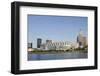 Cleveland Browns Stadium and City Skyline, Ohio, USA-Cindy Miller Hopkins-Framed Photographic Print