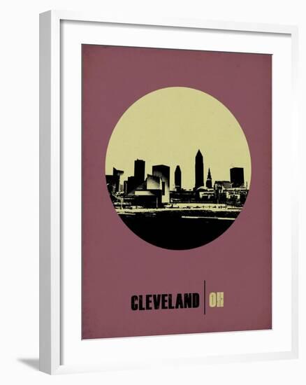 Cleveland Circle Poster 1-NaxArt-Framed Art Print