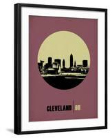 Cleveland Circle Poster 1-NaxArt-Framed Art Print