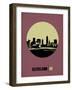 Cleveland Circle Poster 1-NaxArt-Framed Art Print