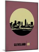 Cleveland Circle Poster 1-NaxArt-Mounted Art Print