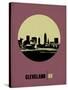 Cleveland Circle Poster 1-NaxArt-Stretched Canvas