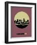 Cleveland Circle Poster 1-NaxArt-Framed Art Print